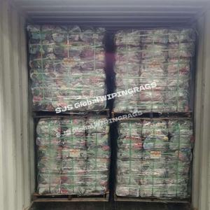 ผ้าเช็ดอุตสาหกรรม 100% ผ้าฝ้าย ผสมสี ซึมซับดีเยี่ยม ผ้าเช็ดเสื้อยืด สำหรับงานทางทะเล โรงงาน ใช้กับน้ำมัน น้ำหนัก 10 กก. - Product Image 1