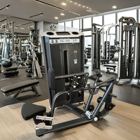 Machine de fitness de gymnastique commerciale épaule réglable musculation bras exercice acier parallèle arrière broche entraînement de sélection de charge