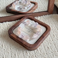 Bracelet porte-bonheur en améthyste pour filles, avec poudre de cristal blanc naturel, cadeau, vente en gros, approvisionnement direct Shanwei, emballé individuellement