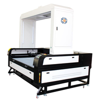 Machine de gravure laser à 4 têtes pour le tissu textile orienté caméra avec CCD pour le cuir Garantie de qualité de 2 ans