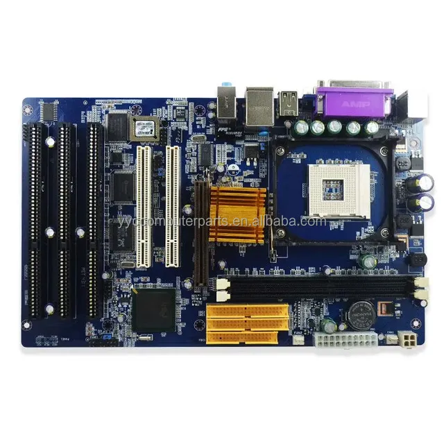 New Original Industrial Tax Motherboard 845GV 845GL ISA Mainboard 478 DDR 2PCI 1 AGP 4/8X 3 ISA
