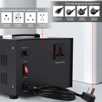 Régulateur de tension monophasé TND-1500VA régulateur de tension AC électronique régulateur de tension d'affichage à LED de cuivre
