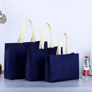 Venta caliente comestibles impermeable plegable logotipo personalizado impreso bolsa de plástico bolsas de compras no tejidas