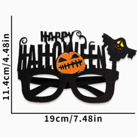 Gafas de Halloween con diseño de ojo sangrante y mano de fantasma, regalos económicos, monturas de gafas con múltiples patrones, accesorios para fiestas.