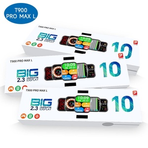 Montre connectée unisexe T900 Pro Max <span class=keywords><strong>L</strong></span> carrée IPS en silicone, grand écran rotatif, suivi sportif, comptage des <span class=keywords><strong>pas</strong></span>, fréquence cardiaque - Product Image 4