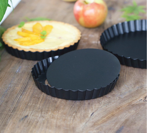 Moules de pâtisserie anti-adhésifs, pour <span class=keywords><strong>tarte</strong></span> aux fruits et <span class=keywords><strong>tarte</strong></span> aux œufs, en acier au carbone, poêle, pain, Pizza, gâteaux - Product Image 6