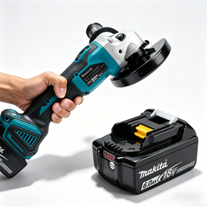 <span class=keywords><strong>Amoladora</strong></span> Angular Inalámbrica DGA404 de 18V, Motor sin Escobillas de 125mm, 10000 RPM, 800W, Interruptor Deslizante, Herramienta Eléctrica Compatible con Batería <span class=keywords><strong>Makita</strong></span> de 18V - Product Image 2