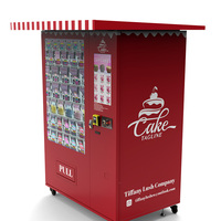Vente directe usine : Distributeur automatique de gâteaux professionnel, acceptant les cartes de crédit et les pièces de monnaie, avec fonctionnalité QR Code