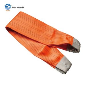 中国高品質サプライヤーHIDEAポリエステルウェビング、リフティングスリング用、ヨーロッパおよび米国タイプ、高強度、4mmストラップ厚 - Product Image 4