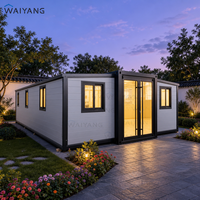 Casa Contenedor Prefabricada Móvil de 20/40 Pies, Expandible, con Baño y Cocina, 1 o 2 Dormitorios, Instalación Rápida, de Fábrica