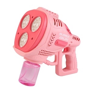 เครื่องทำฟองสบู่อัตโนมัติ ปืนฟองสบู่สำหรับเด็ก ของเล่นวิทยาศาสตร์แนวไซไฟ ปืนเป่าฟองสบู่พร้อมไฟ LED 3 ดวง - Product Image 5