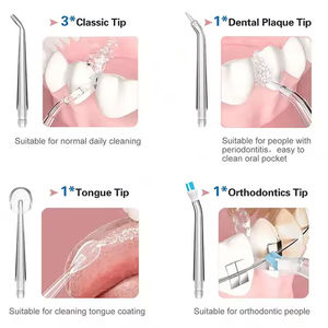 Limpiador Dental Eléctrico Inalámbrico Recargable Inteligente para Hilo Dental, 5 Niveles de Presión, para Uso Doméstico - Product Image 3