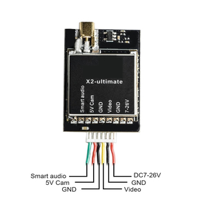 Émetteur FPV X2-Ultimate 5,8 GHz 0,01 mW/25 mW/200 mW/600 mW/1000 mW commutable, compatible OSD FC, longue portée, fabriqué en Chine - Product Image 4