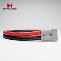 Câble de connexion rapide SB50 Style 50A pour panneau solaire avec connecteur MC4, faisceau de câblage solaire rouge et noir de calibre 6 pour batterie