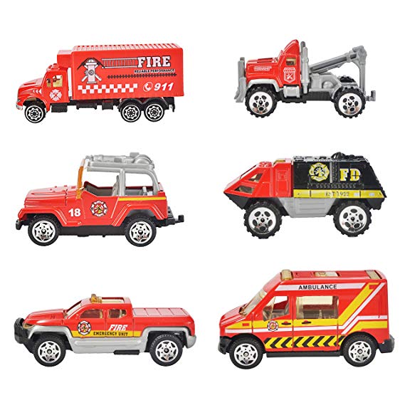 Camion De Pompier London Toys N°16 – Miniature Métal 10 Cm – Occasion