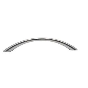 Furniture Hardware Modern LS008 Chrome Zinc Alloy Handle Thin Solid Handle Used In Kitchen Bedroom Office