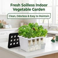 Boîte de culture hydroponique extra-large, jardinière d'intérieur polyvalente, système de jardinage domestique sans produits chimiques