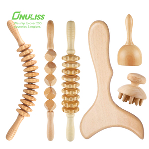 Maderoterapia para celulitis, conjunto de herramientas de masaje de madera para cuero cabelludo, herramienta de terapia de madera - Product Image 2