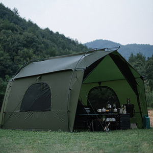 Auvent de <span class=keywords><strong>camping</strong></span> extérieur imperméable <span class=keywords><strong>pour</strong></span> voiture avec poteaux en aluminium et bâche de protection en nylon, idéal <span class=keywords><strong>pour</strong></span> la plage et les voyages - Product Image 1