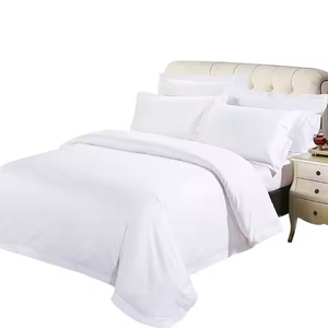 Khách Sạn Sang Trọng Vua Kích Thước Cao Cấp 100% Bông Bộ Đồ Giường Đặt Thoáng Khí Làm Mát Comforter Với Giường Phẳng Tấm - Product Image 6
