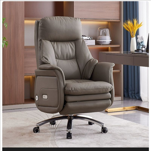Sedia da ufficio elettrica moderna e intelligente, sedia da ufficio ergonomica <span class=keywords><strong>in</strong></span> <span class=keywords><strong>pelle</strong></span> <span class=keywords><strong>con</strong></span> <span class=keywords><strong>schienale</strong></span> <span class=keywords><strong>alto</strong></span> e massaggio airbag a 8 punti - Product Image 2