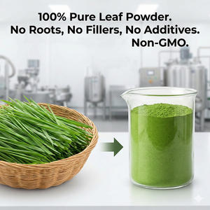 व्हीटग्रास पाउडर हर्बल अर्क पानी में घुलनशील क्लोरोफिल सुपरऑक्साइड डिम्यूज़ आहार फाइबर भोजन सौंदर्य पोषण पूरक - Product Image 2