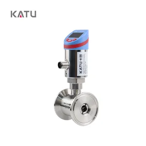 KATU FS510 flange male female connection liquid universal smart turbine flow switch