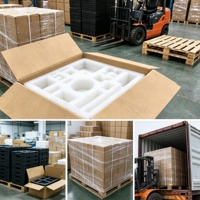 Plateau en mousse EPE moulé sur mesure, sans odeur, anti-collision, pour produits cosmétiques et de soin, logistique, expédition, emballage