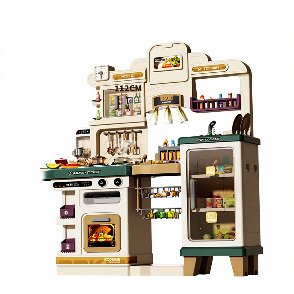 Fenteer Cocina De Inducción De Juguete De Madera – Estufa Realista Con Efectos De Calentamiento, Juguete Educativo Para Niños De 3 Años, Regalo De Cumpleaños O Navidad