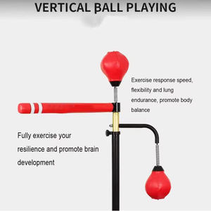 Venta al por mayor precio de fábrica del OEM MMA entrenamiento de alivio de estrés Buster de deportes Bola con soporte de rebote pelota de boxeo - Product Image 3