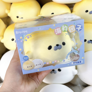 ของเล่นบีบคลายเครียดรูปซีลน่ารักตลกๆ ขนาดใหญ่ วัสดุ PU นุ่มพิเศษ บีบแล้วคืนตัวช้า เหมาะสำหรับทุกเพศทุกวัย 14 ปีขึ้นไป - Product Image 4
