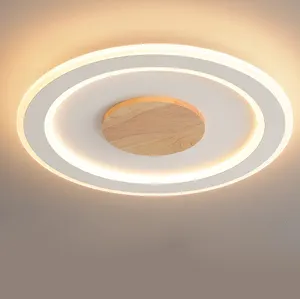새로운! 울트라 얇은 5cm 거실 현대 led 빛 나무 디자인 집 침실