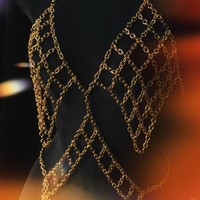 Bracelet large chic en or antique gaufré, à maillons géométriques en filigrane, style tribal marocain, bijoux fantaisie, chaînes de main