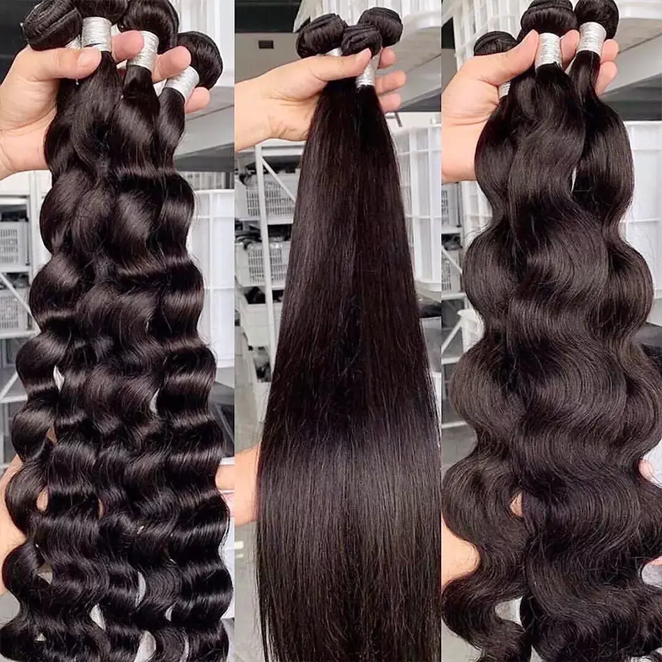 100% Raw Indian Virgin Hair Vendors,Cheap 10A Brazilian Cuticle Aligned Virgin Hair Bundles,12A 40 50 Inch Human Hair Extension