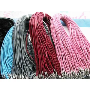 Tùy Chỉnh 2020 Mới Thời Trang Có Thể Điều Chỉnh Chính Hãng Da Vòng Cổ Dây Thừng Vòng Chuỗi/Chuỗi Mở Rộng 1.8Inch - Product Image 1