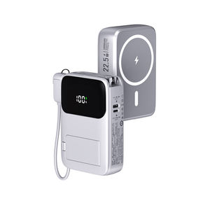 2025 nuevo banco de energía magnético de 10000mAh con enchufe de pared plegable 22,5 W Max Pack Travel Essentials para <span class=keywords><strong>iPhone</strong></span> 16 15 - Product Image 1