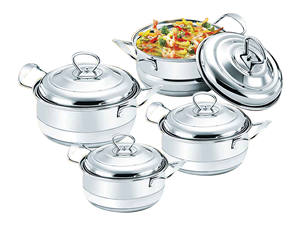 Sıcak satış 12 adet paslanmaz çelik indüksiyon tencere seti cam kapaklı - Product Image 3