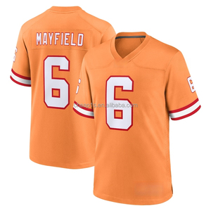 Maglia da Football Americano Tampa Bay Buccaneers con Ricamo, Vendita all'Ingrosso # 6 Baker Mayfield # Maglia da calcio 7 Bucky <span class=keywords><strong>Irving</strong></span> 13 Mike Evans - Product Image 6