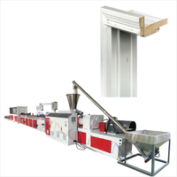 Machine de fabrication de profilés pour fenêtres et portes en PVC, ligne d'extrusion de cadres de fenêtres en PVC de haute qualité, production de profilés WPC sur mesure