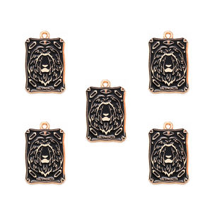 אמייל שמש ירח חתול עטלף קסם לתכשיטים ביצוע אספקה שרשרת עגיל גותי שרשרת עגיל תליון קסם - Product Image 6