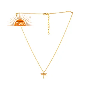 שפירית עיצוב פייב יהלומי שרשרת זהב סיטונאי מצופה 925 כסף נשים של תליון שרשרת תכשיטים