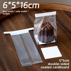 Bolsas para Brownies, Rebanadas de Pastel, Envoltorios Transparentes de Celofán para Pan, Bolsas de Almacenamiento Sellables Transparentes para Dulces y Golosinas de Panadería Medianas - Product Image 5