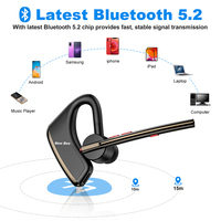Nouvel écouteur sans fil Bee M50 pour bureau, avec réduction de bruit Aptx et micro, compatible iPhone et Android, idéal pour chauffeurs de camion et de bus