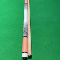 Queue de billard professionnelle de haute qualité, articulée 1/2, style américain, tête large 12,5 mm 13 mm, en érable