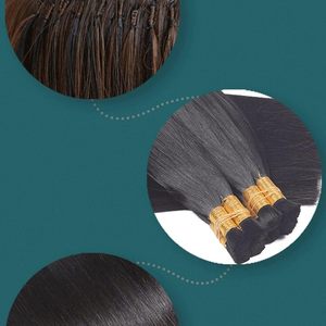 Cheveux humains brésiliens de qualité 10A, 100% non traités, couleur noire naturelle, mèches de cheveux bruts - Product Image 3