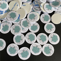 Wasserdichte PVC NFC Münz-Tags, wiederbeschreibbar, NTAG213 215 216, runde Etiketten für Veranstaltungstickets und Zugangskontrollsysteme