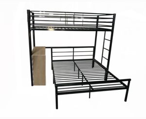 <span class=keywords><strong>Lit</strong></span> Double superposé <span class=keywords><strong>complet</strong></span> en métal d'occasion, avec bureau, bon marché, offre spéciale - Product Image 4