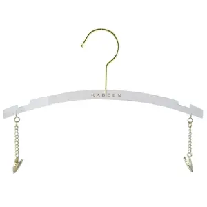 Percha <span class=keywords><strong>de</strong></span> barra para ropa interior acrílica con logotipo personalizado percha técnica <span class=keywords><strong>de</strong></span> inyección - Product Image 1