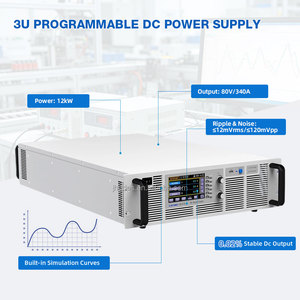 แหล่งจ่ายไฟแบบแร็คขนานอัตโนมัติ 12000W 0-80V 0~340A 3U แรงดันสูงพิเศษ ประสิทธิภาพ 93% ระบบมาสเตอร์-สเลฟ - Product Image 3