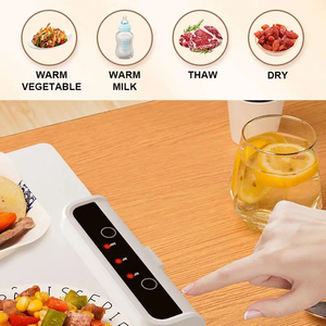 Plateau chauffant pliable avec contrôle de température réglable pour aliments, chauffe-plat rapide, dessous de plat chauffant – Vente en gros - Product Image 5